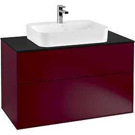 Villeroy & Boch Tvättställsskåp Finion med 2 Lådor och Bänkskiva för Ytmonterat G35200HB
