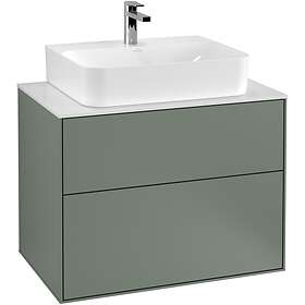 Villeroy & Boch Tvättställsskåp Finion med 2 Lådor och Bänkskiva för Centrerat G09100GM