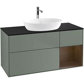 Villeroy & Boch Tvättställsskåp Finion med 3 Lådor Hylla och Bänkskiva för Fristående från Artis Collaro G832GNGM