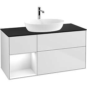 Villeroy & Boch Tvättställsskåp Finion med 3 Lådor Hylla och Bänkskiva för Fristående från Artis Collaro G822GFMT