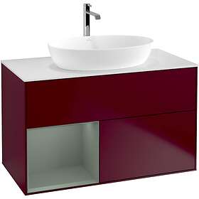 Villeroy & Boch Tvättställsskåp Finion med 2 Lådor Hylla och Bänkskiva för Fristående från Artis Collaro G771GMHB