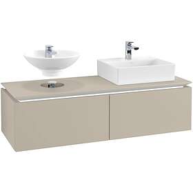 Villeroy & Boch Tvättställsskåp Legato Kompakt 1400 med 2 Lådor för Två B668L0VK