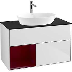 Villeroy & Boch Tvättställsskåp Finion med 2 Lådor Hylla och Bänkskiva för Fristående från Artis Collaro GA12HBMT