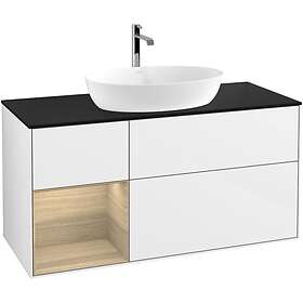 Villeroy & Boch Tvättställsskåp Finion med 3 Lådor Hylla och Bänkskiva för Fristående från Artis Collaro GA62PCGF