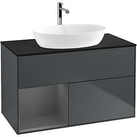 Villeroy & Boch Tvättställsskåp Finion med 2 Lådor Hylla och Bänkskiva för Fristående från Artis Collaro GA12GKHG