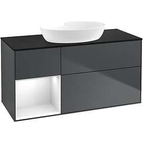 Villeroy & Boch Tvättställsskåp Finion med 3 Lådor Hylla och Bänkskiva för Fristående från Artis Collaro FA62GFHG