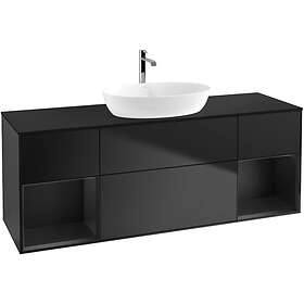 Villeroy & Boch Tvättställsskåp Finion med Två Hyllor och Bänkskiva för Fristående från Artis Collaro GD02PDPD