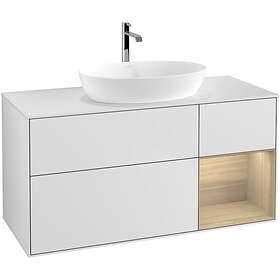 Villeroy & Boch Tvättställsskåp Finion med 3 Lådor Hylla och Bänkskiva för Fristående från Artis Collaro G831PCMT