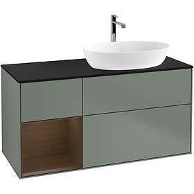 Villeroy & Boch Tvättställsskåp Finion med 3 Lådor Hylla och Bänkskiva för Ocentrerat från Artis Collaro G802GNGM