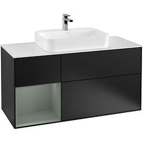 Villeroy & Boch Tvättställsskåp Finion med 3 Lådor Hylla och Bänkskiva för Ytmonterat G411GMPD