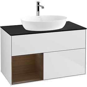 Villeroy & Boch Tvättställsskåp Finion med 2 Lådor Hylla och Bänkskiva för Fristående från Artis Collaro GA12GNMT