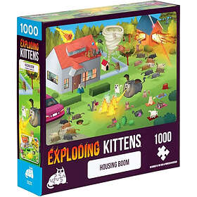 Exploding Kittens Housing Boom Jigsaw Puzzle 1000 Pieces