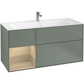 Villeroy & Boch Tvättställsskåp Finion med 3 Lådor och Hylla för Inbyggt F060PCGM