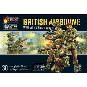 British Airborne WWII Allied Paratroopers (plastic)