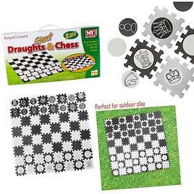 M.Y Giant Draughts & Chess 2-In-1 Game