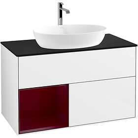 Villeroy & Boch Tvättställsskåp Finion med 2 Lådor Hylla och Bänkskiva för Fristående från Artis Collaro G772HBGF