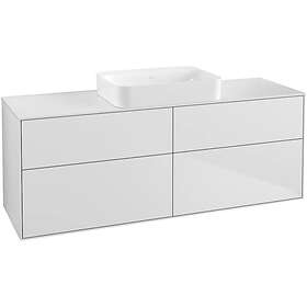 Villeroy & Boch Tvättställsskåp Finion med 4 Lådor och Bänkskiva för Fristående G73100MT