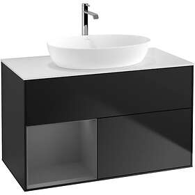 Villeroy & Boch Tvättställsskåp Finion med 2 Lådor Hylla och Bänkskiva för Fristående från Artis Collaro GA11GKPD