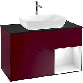 Villeroy & Boch Tvättställsskåp Finion med 2 Lådor Hylla och Bänkskiva för Fristående från Artis Collaro F782GFHB