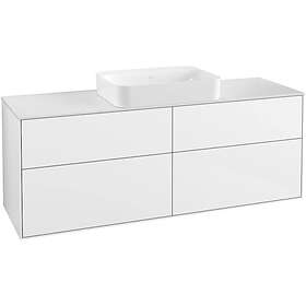 Villeroy & Boch Tvättställsskåp Finion med 4 Lådor och Bänkskiva för Fristående G73100GF