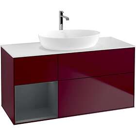 Villeroy & Boch Tvättställsskåp Finion med 3 Lådor Hylla och Bänkskiva för Fristående från Artis Collaro GA61HGHB