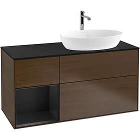 Villeroy & Boch Tvättställsskåp Finion med 3 Lådor Hylla och Bänkskiva för Ocentrerat från Artis Collaro G802PDGN