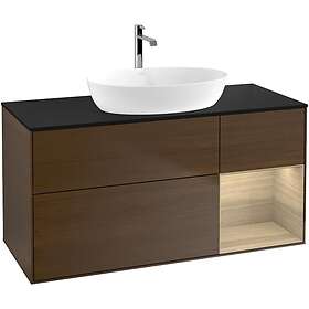 Villeroy & Boch Tvättställsskåp Finion med 3 Lådor Hylla och Bänkskiva för Fristående från Artis Collaro GA72PCGN