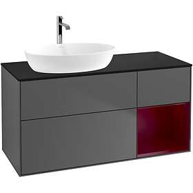 Villeroy & Boch Tvättställsskåp Finion med 3 Lådor Hylla och Bänkskiva för Ocentrerat från Artis Collaro GA52HBGK