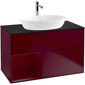 Villeroy & Boch Tvättställsskåp Finion med 2 Lådor Hylla och Bänkskiva för Fristående från Artis Collaro G772HBHB