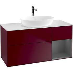 Villeroy & Boch Tvättställsskåp Finion med 3 Lådor Hylla och Bänkskiva för Fristående från Artis Collaro GA71GKHB