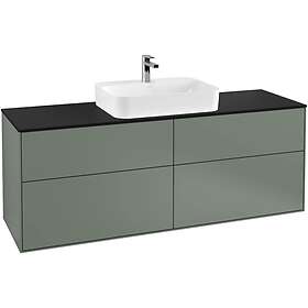 Villeroy & Boch Tvättställsskåp Finion med 4 Lådor och Bänkskiva för Ytmonterat F44200GM