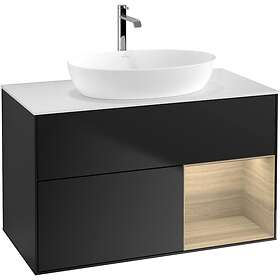 Villeroy & Boch Tvättställsskåp Finion med 2 Lådor Hylla och Bänkskiva för Fristående från Artis Collaro GA21PCPD