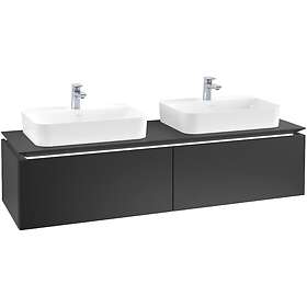 Villeroy & Boch Tvättställsskåp Legato Kompakt 1600 med 2 Lådor för Två Ytmonterade från Finion Memento B767L0PD