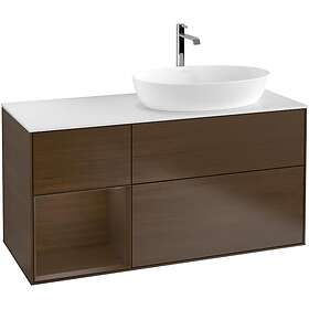 Villeroy & Boch Tvättställsskåp Finion med 3 Lådor Hylla och Bänkskiva för Ocentrerat från Artis Collaro G801GNGN