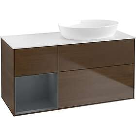 Villeroy & Boch Tvättställsskåp Finion med 3 Lådor Hylla och Bänkskiva för Ocentrerat från Artis Collaro FA41HGGN