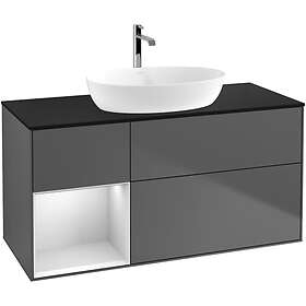Villeroy & Boch Tvättställsskåp Finion med 3 Lådor Hylla och Bänkskiva för Fristående från Artis Collaro G822MTGK