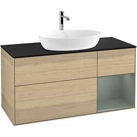 Villeroy & Boch Tvättställsskåp Finion med 3 Lådor Hylla och Bänkskiva för Fristående från Artis Collaro G832GMPC