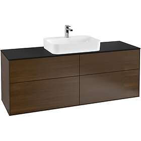 Villeroy & Boch Tvättställsskåp Finion med 4 Lådor och Bänkskiva för Ytmonterat F44200GN