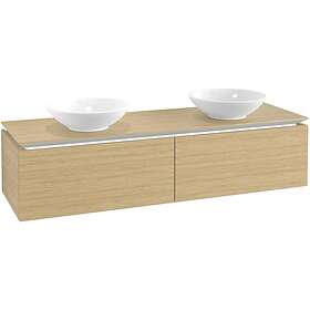 Villeroy & Boch Tvättställsskåp Legato Kompakt 1600 med 2 Lådor för Två Ytmonterade från Övriga V&B Serier B599L0VJ