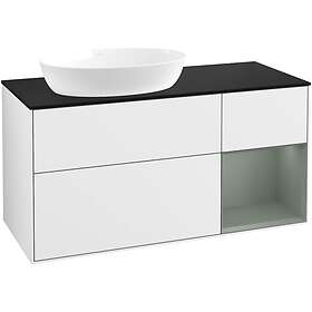 Villeroy & Boch Tvättställsskåp Finion med 3 Lådor Hylla och Bänkskiva för Ocentrerat från Artis Collaro FA52GMGF