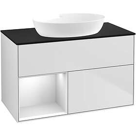 Villeroy & Boch Tvättställsskåp Finion med 2 Lådor Hylla och Bänkskiva för Fristående från Artis Collaro FA12MTMT