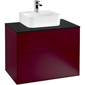 Villeroy & Boch Tvättställsskåp Finion med 2 Lådor och Bänkskiva för Kompakt F08200HB