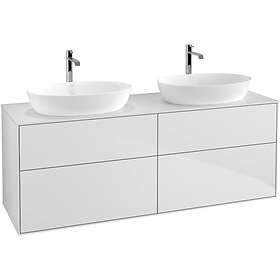 Villeroy & Boch Tvättställsskåp Finion med 4 Lådor och Bänkskiva för Två Fristående från Artis Collaro GA8100MT