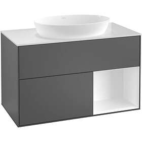 Villeroy & Boch Tvättställsskåp Finion med 2 Lådor Hylla och Bänkskiva för Fristående från Artis Collaro FA21GFGK