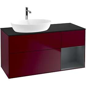 Villeroy & Boch Tvättställsskåp Finion med 3 Lådor Hylla och Bänkskiva för Ocentrerat från Artis Collaro GA52HGHB