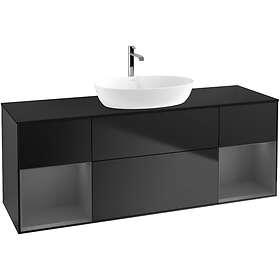 Villeroy & Boch Tvättställsskåp Finion med Två Hyllor och Bänkskiva för Fristående från Artis Collaro G862GKPD