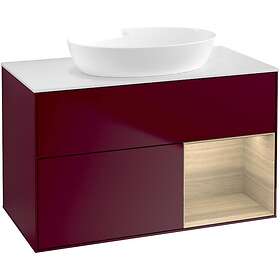 Villeroy & Boch Tvättställsskåp Finion med 2 Lådor Hylla och Bänkskiva för Fristående från Artis Collaro FA21PCHB