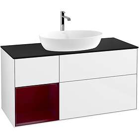 Villeroy & Boch Tvättställsskåp Finion med 3 Lådor Hylla och Bänkskiva för Fristående från Artis Collaro G822HBGF