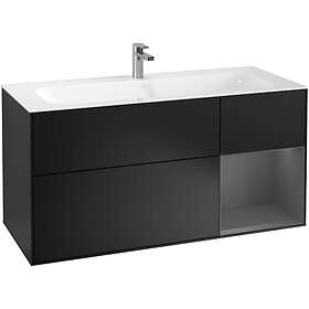Villeroy & Boch Tvättställsskåp Finion med 3 Lådor och Hylla för Inbyggt F070GKPD