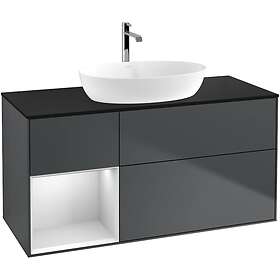 Villeroy & Boch Tvättställsskåp Finion med 3 Lådor Hylla och Bänkskiva för Fristående från Artis Collaro G822MTHG